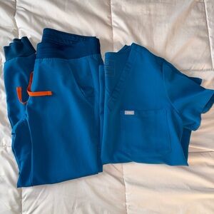 FIGS Scrub Set - Alps Blue